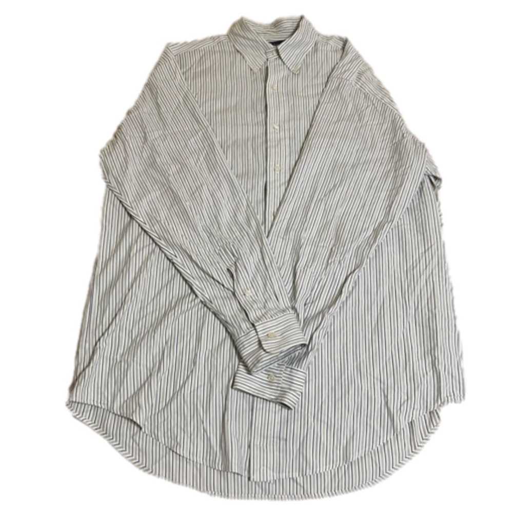 Vintage Ralph Lauren Men’s M Multicolor Yarmouth Pinstripe Button Down
